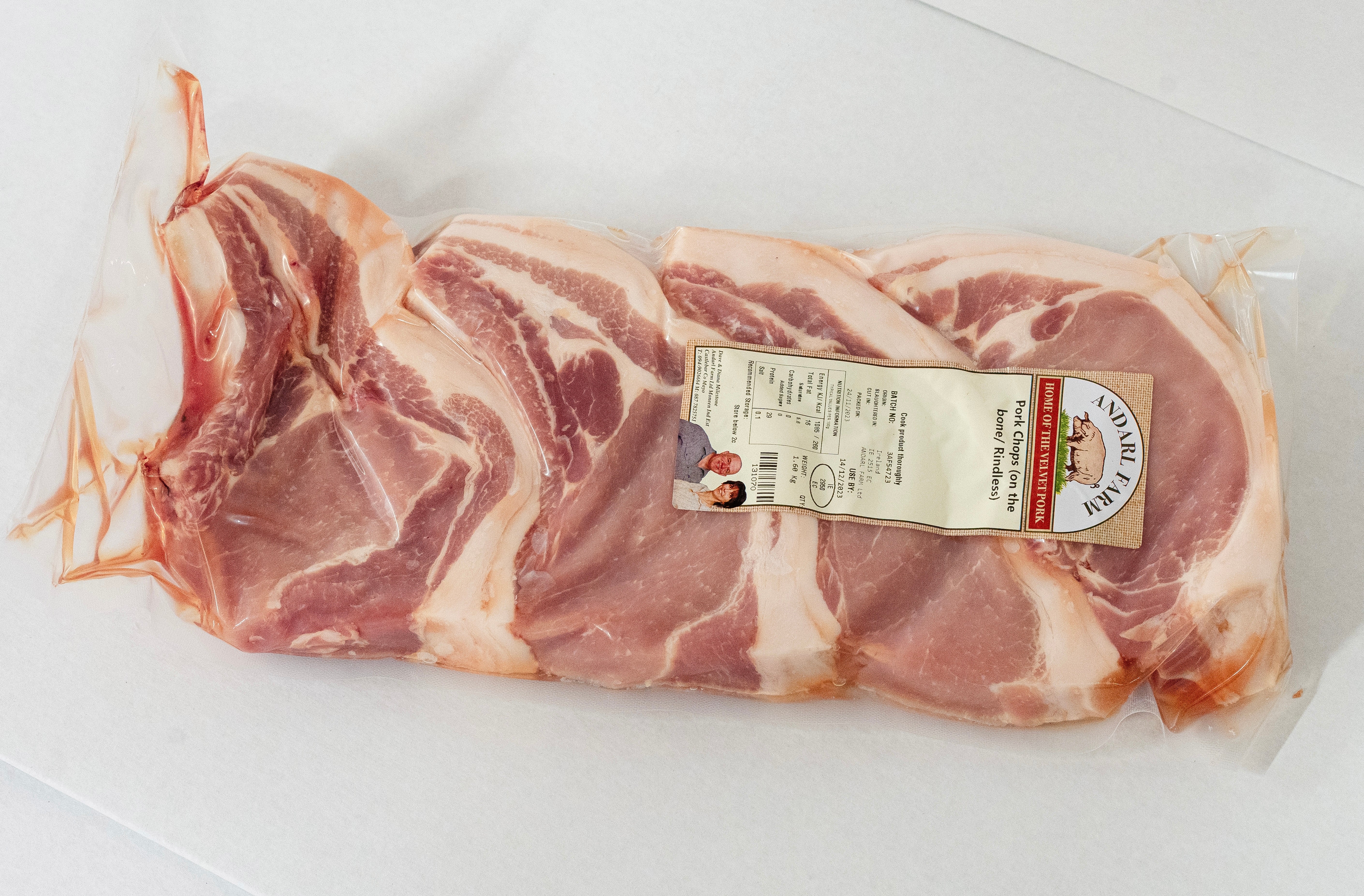 Chuletas de cerdo (paquete de 2)